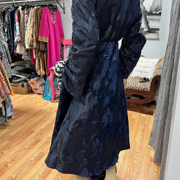 NWT Size Large Tov Navy Camo Raincoat - Picture 2 of 5